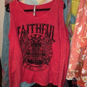 Petrol Cold Shoulder T shirt XL